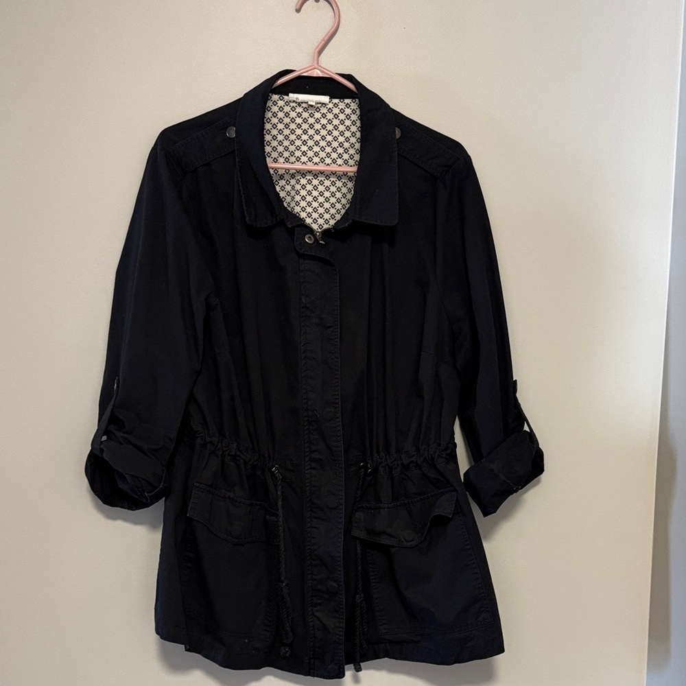 Skies Are Blue Black Utility Jacket